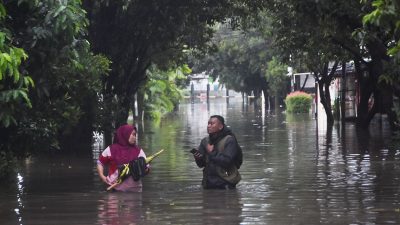 Ketinggian Banjir di Kota Bekasi Sampai 1,5 Meter