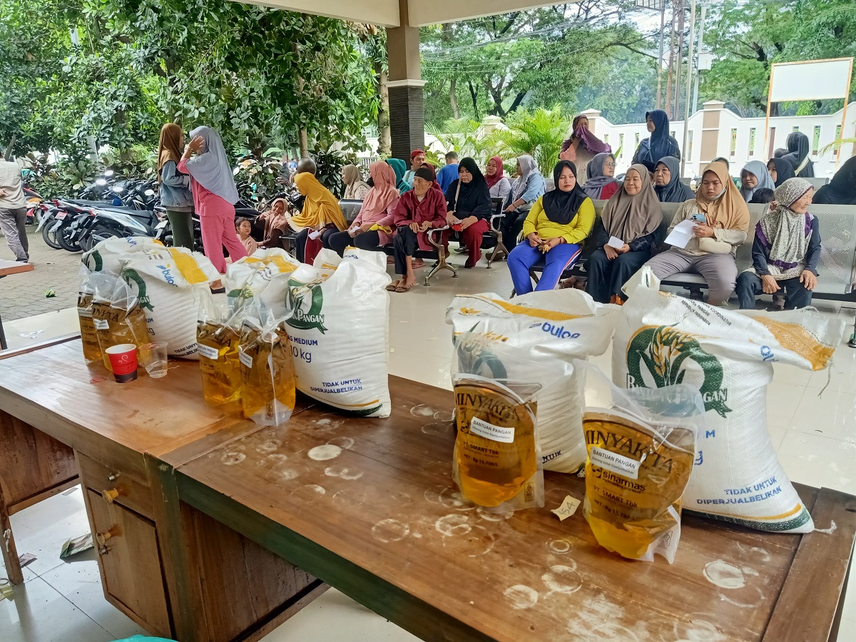 1.600 Keluarga di Kelurahan Padurenan Terima Bantuan Bantuan Pangan, Distribusi Diatur Ketat