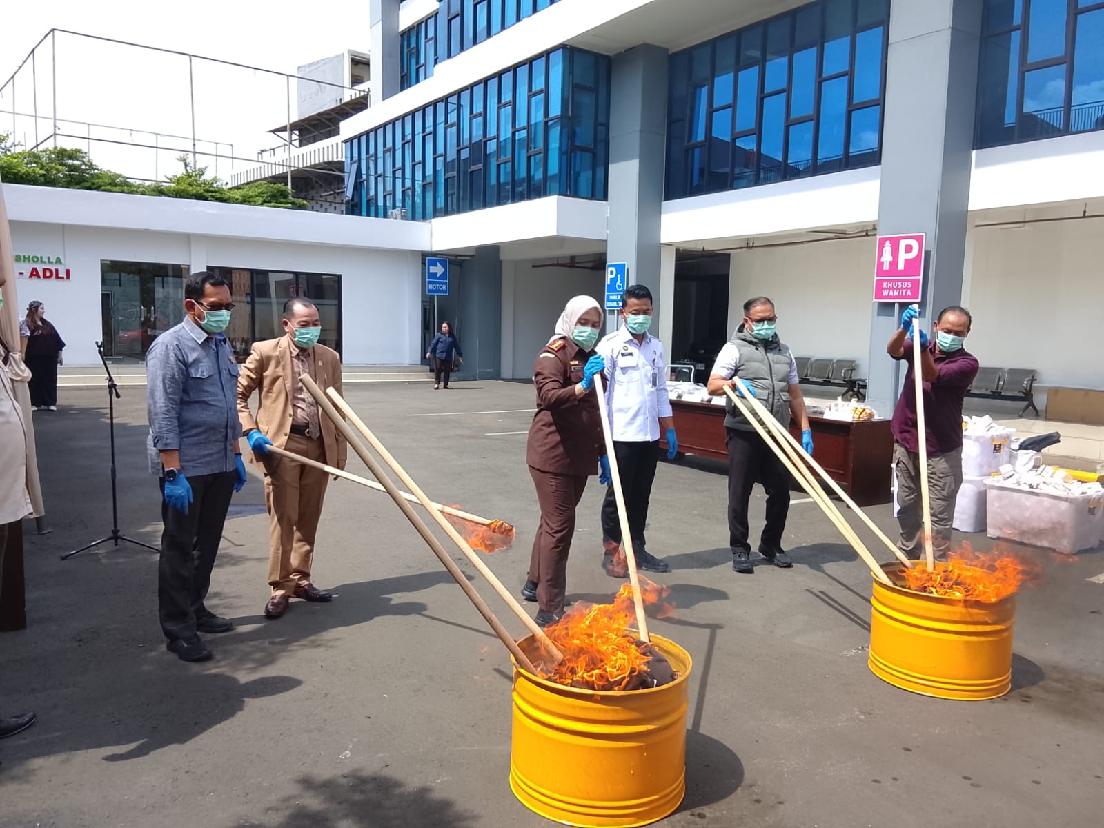 Kejari Musnahkan Barang Bukti, Sabu dan Ganja Masih Mendominasi