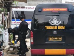 Tim Gegana Sisir Lokasi Ledakan di Babelan