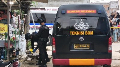 Tim Gegana Sisir Lokasi Ledakan di Babelan