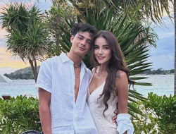 Pakai Swimsuit Seksi, Olla Ramlan Lakukan Pose Intim di Dalam Air Bareng Tristan Molina