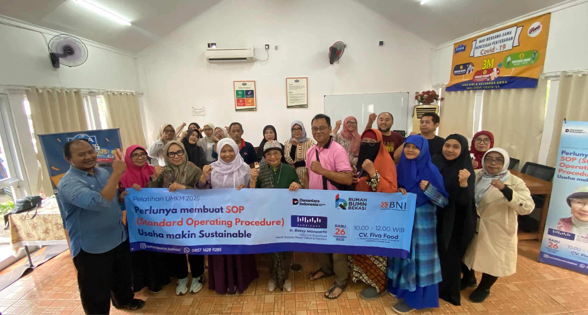 Rumah BUMN Bekasi Dorong UMKM Lebih Sustainable Lewat Pelatihan Penyusunan SOP