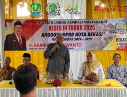 Infrastruktur Dominasi Aspirasi Reses Anggota Komisi IV DPRD Kota Bekasi Bambang Purwanto