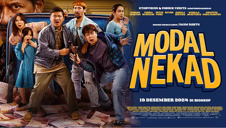 Hanya Gara-gara Koper! Gading Marten Cs Terjebak Skandal Berbahaya di Film Modual Nekad