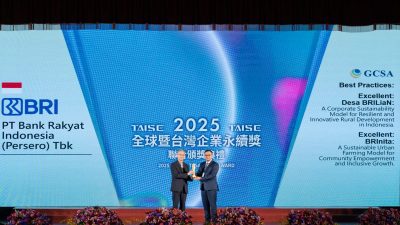 Program CSR BRI Diakui Global lewat Dua Penghargaan Internasional