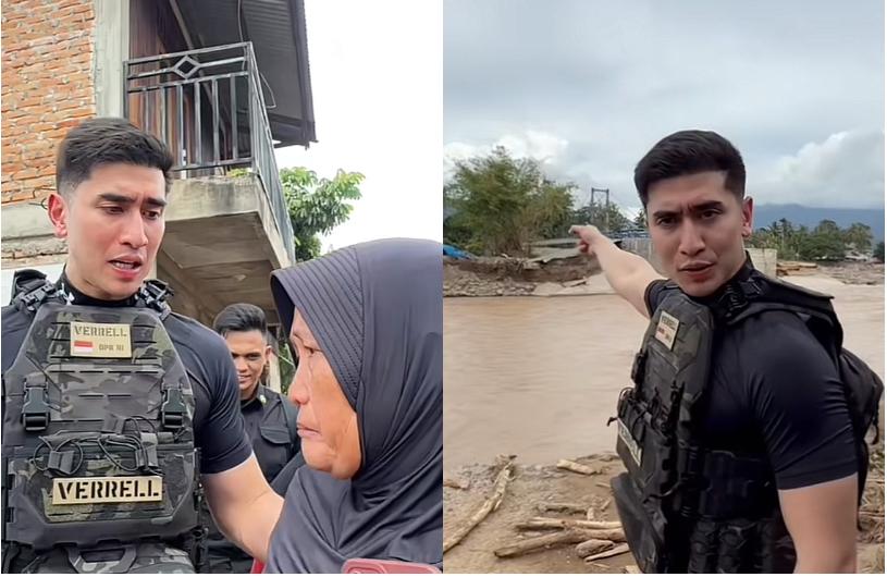 Tangis Haru! Verrell Bramasta Belikan Motor Baru untuk Korban Banjir di Padang