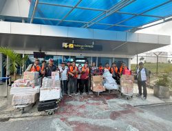Tiba di Bandara Silangit, Relawan Gerakan Anak Negeri Susul Tim Advance ke Tapanuli