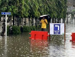 Intensitas Hujan Sedang di Kota Bekasi, Beberapa Titik Tergenang