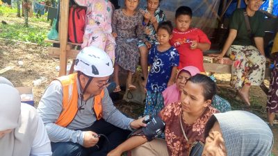 Akses Terputus, Tim GAN Tembus Empat Desa Terisolir di Huta Raja Pasca Banjir Bandang