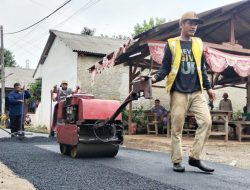 Pemdes Serang Realisasikan Pengaspalan Jaling Pakai Anggaran Banprov