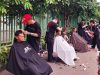 Aksi di CFD Kota Bekasi, Komunitas Sedekah Cukur Kumpulkan Rp14 Juta untuk Korban Bencana Sumatera
