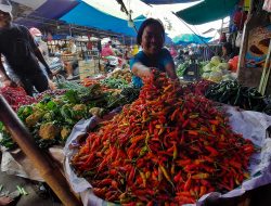 Jelang Nataru, Harga Cabai Rawit Meroket di Pasar Baru Bekasi