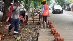 Warga Kalibaru Dapat “Bonus” Ruang Hijau, Taman Lanjutan Mulai Dikerjakan