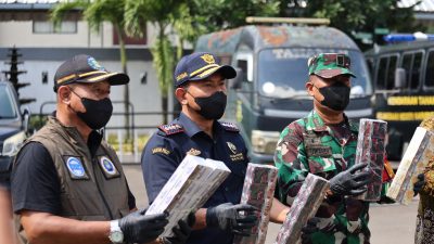 Bea Cukai Bekasi dan Kejari Bersinergi Musnahkan 2,5 Juta Batang Rokok Ilegal   
