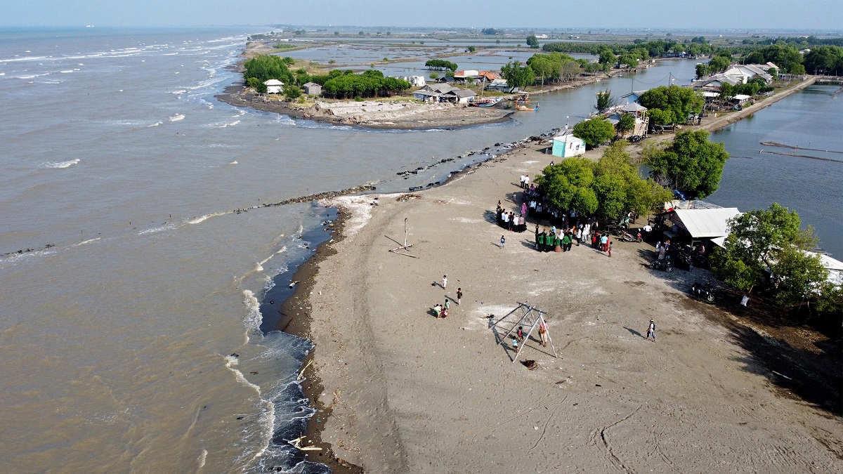 Cegah Abrasi, Turap Bambu Bakal Dipasang di Sepanjang Garis Pantai Muaragembong