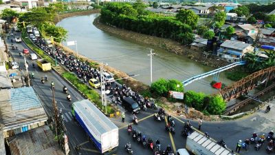 Pergerakan Nataru di Jalan Inspeksi Kalimalang Dibayangi PJU Mati