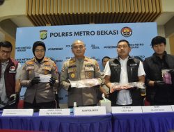 Polres Metro Bekasi Ringkus Kurir Narkotika, Sita Sabu dan Ekstasi Senilai Rp759 Juta