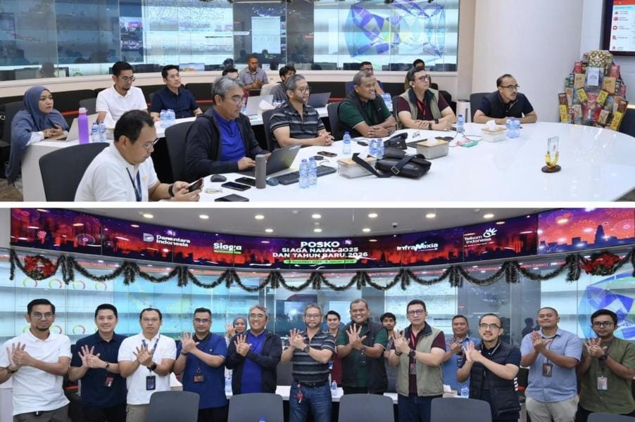 Manajemen Telkom Tinjau Posko Siaga NARU 2026, Pastikan Keandalan Layanan Telekomunikasi Selama Periode Libur Nasional