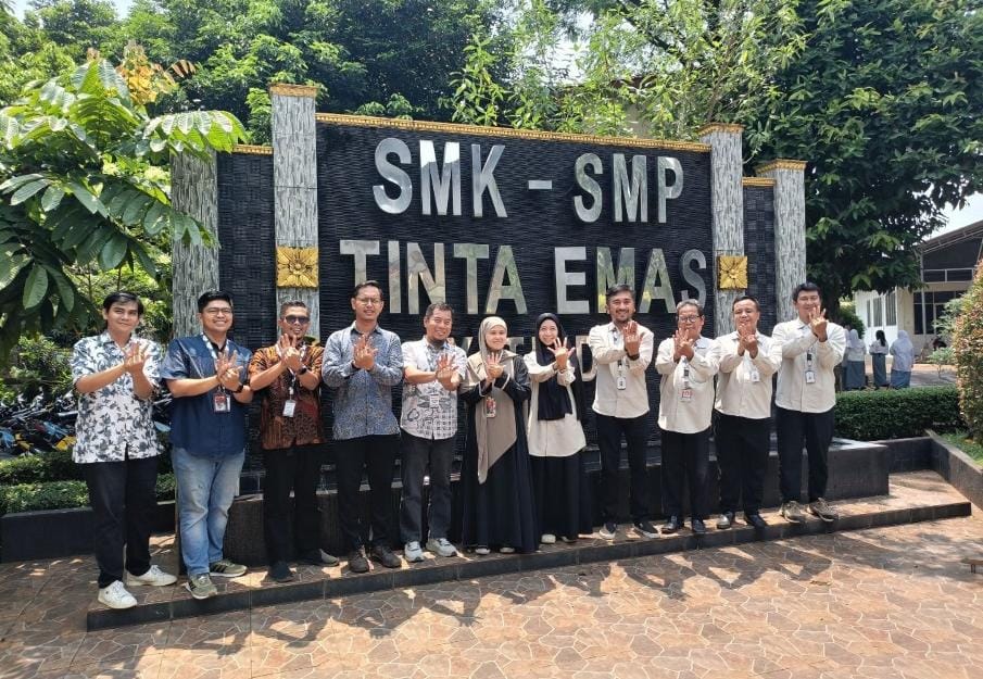 Telkom Witel Bekasi-Karawang Lakukan Survey Lokasi KIDI FO di SMK Tinta Emas, Dorong Kolaborasi Pendidikan dan Industri  