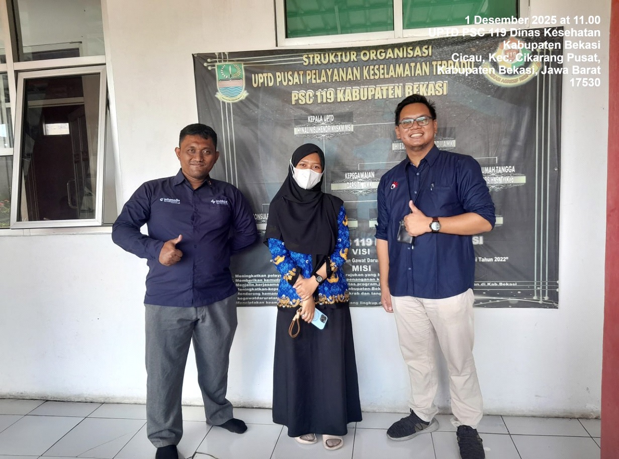 Telkom Lakukan Courtesy Visit ke UPTD PSC 119 Dinas Kesehatan Kabupaten Bekasi, Bahas Evaluasi Layanan dan Kebutuhan Teknis 2026