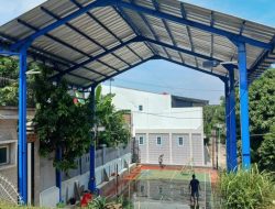 Kanopi Baja Naungi Aktivitas Warga PTI Mustikajaya