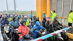 Banjir Rendam Jalan Arteri, Ratusan Motor Masuk Tol Tarumajaya