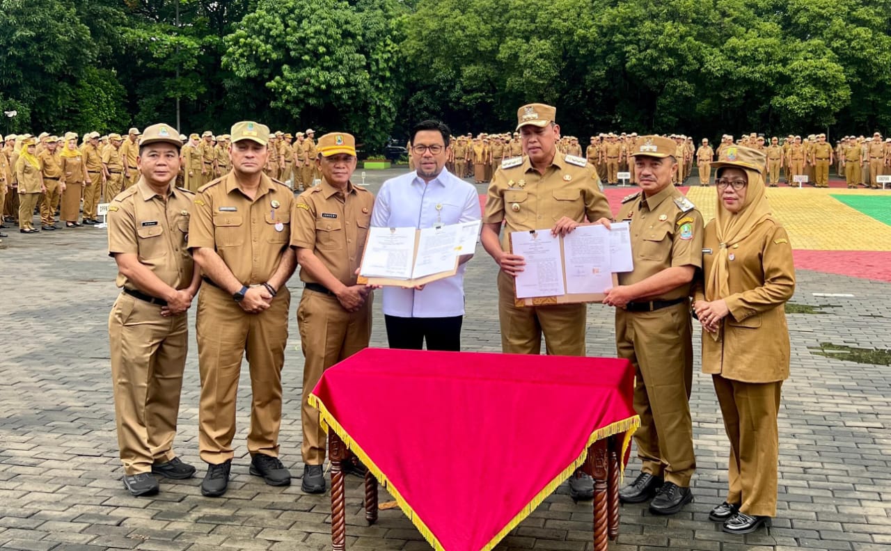 Optimalisasi Universal Coverage Jamsostek, Pemkot Bekasi Teken MoU bersama BPJS Ketenagakerjaan