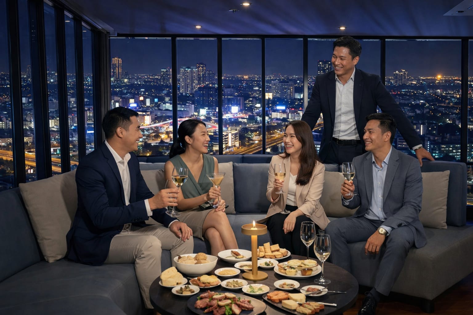 Menikmati Panorama Lampu Kota Bekasi dari 360 Café & Lounge ASTON Imperial Bekasi