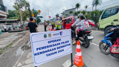 Ratusan Kendaraan Terjaring Nunggak Pajak di Cikarang