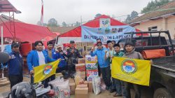 IKA PMII Kota Bekasi Salurkan Bantuan Logistik untuk Korban Longsor Cisarua