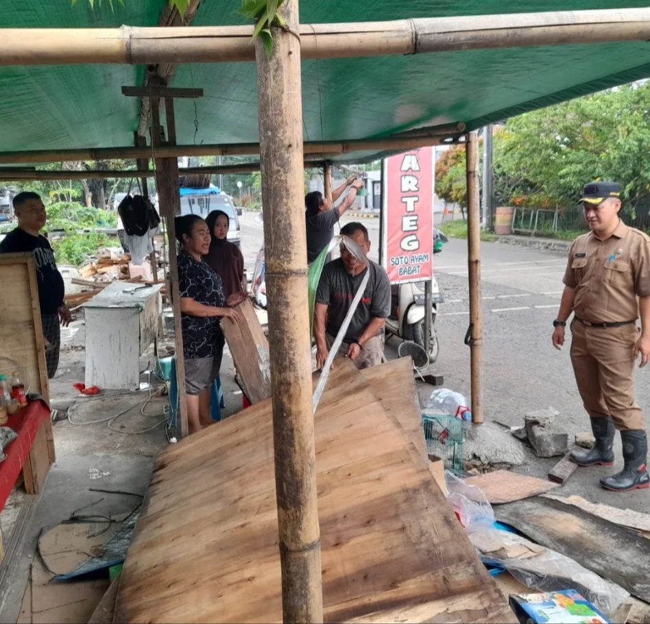 Penataan PKL Medan Satria Belum Tuntas, Penertiban Segera Dilakukan Lagi