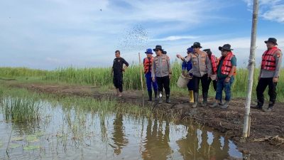 Kapolda dan Wakapolda Metro Jaya Tinjau Tambak Ikan di Muaragembong untuk Dukung Bahan Baku SPPG