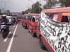 Sopir Angkot Demo Protes Trans Beken 
