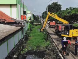 Alat Berat Keruk Sedimentasi di Teluk Pucung