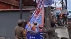 Spanduk dan Banner Ilegal Disikat Aparat Bekasi Utara