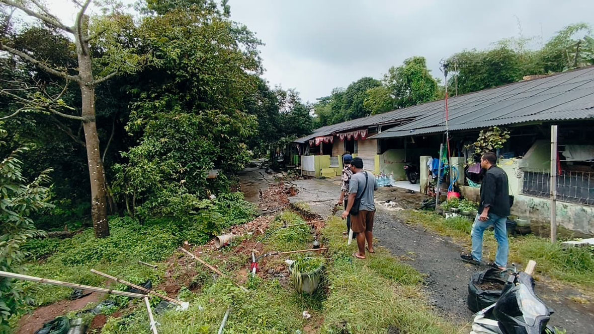 Kerugian akibat Longsor di Bojongmangu Bekasi Capai Rp1,14 Miliar