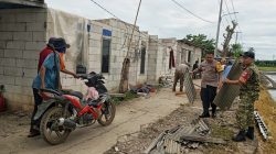 Tiga Rumah di Pebayuran Porak-poranda Diterjang Puting Beliung 