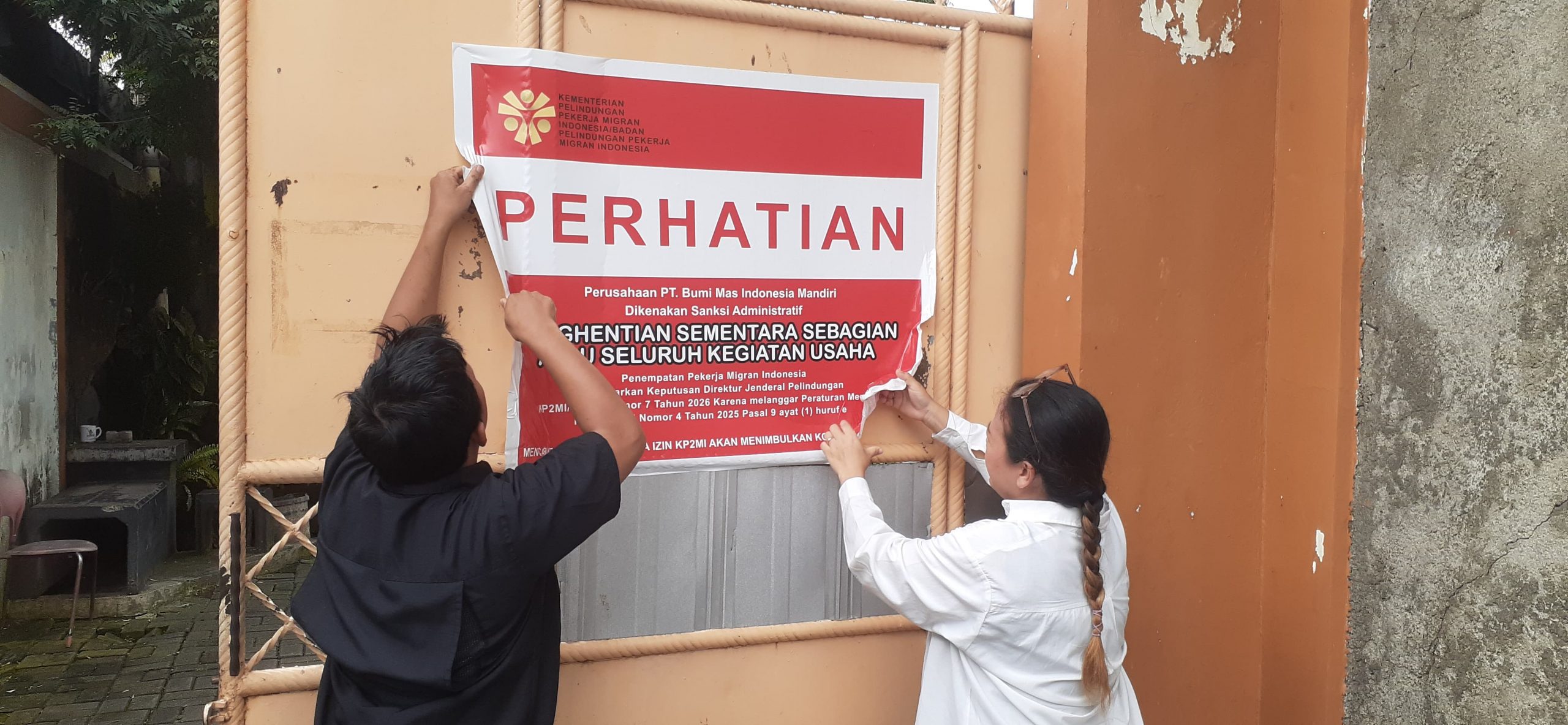 Segel Penyalur PMI di Jatiasih Dicopot