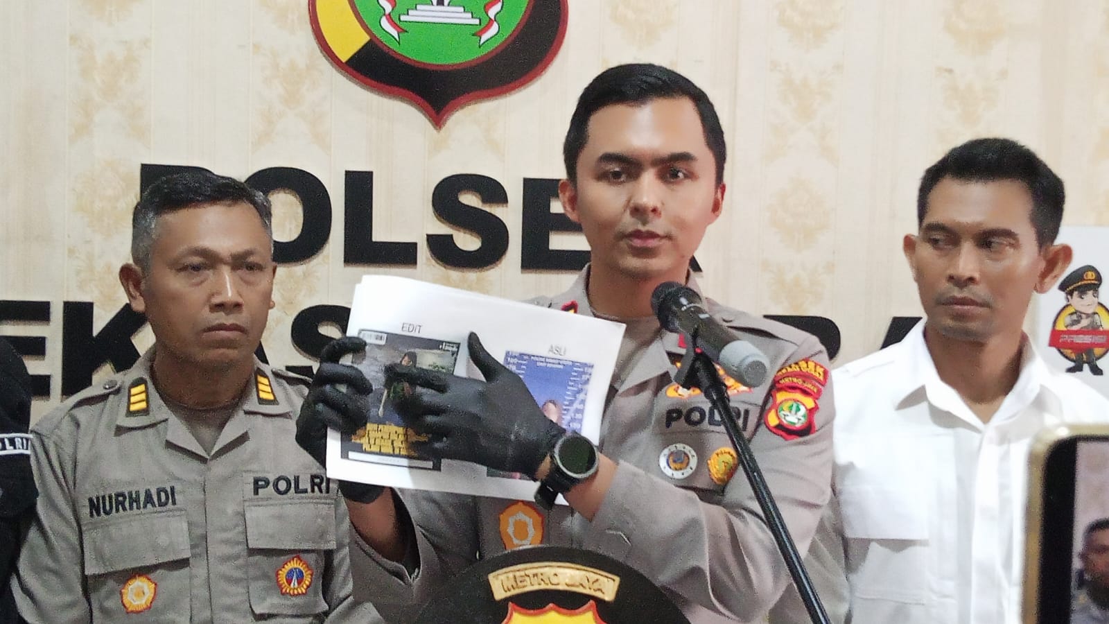 Polisi Klarifikasi Foto Viral Pembuang Bayi di Tytyan Kencana Bekasi, Kapolsek: Hasil Editan