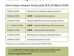 Jadwal Operasional BCA pada Libur dan Cuti Bersama Idulfitri 2026