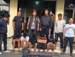 Lima Bocah Bawa Sajam Digiring ke Polsek Bekasi Utara, Diduga Hendak Tawuran 