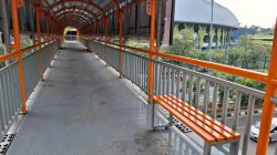 “Wajah Baru” JPO Ahmad Yani Kota Bekasi, Dilengkapi Tempat Duduk