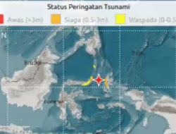 Gempa Bumi 7,6 Magnitudo Guncang Bitung Sulut, BMKG: Potensi Tsunami