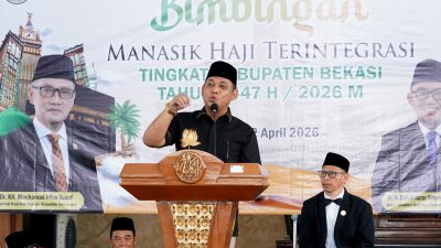 Plt Bupati Bekasi Imbau Calon Jemaah Haji Jaga Kesehatan Lahir dan Batin