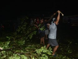 Hujan Disertai Angin Kencang Terjang Rawalumbu: Pohon Tumbang, Belasan Rumah Rusak