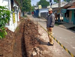 Titik Genangan Jalan Sirojul Munir Jatisari Mulai Ditangani
