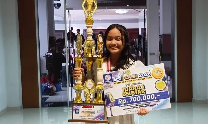 Tampil Penuh Penghayatan, Sarah Sirait Sabet Juara 1 BSI Star 2026