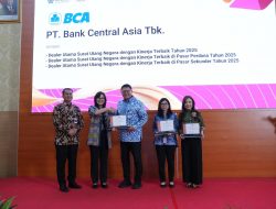 BCA Raih 4 Penghargaan SUN dari Kementerian Keuangan