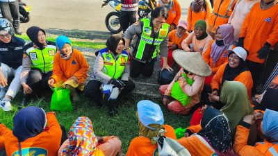 Kapolres Metro Bekasi Tebarkan Semangat Hari Kartini
